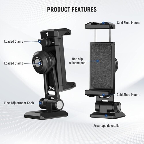 NEEWER SP-02 Akıllı Telefon Tutucu Tripod Montaj Adaptörü