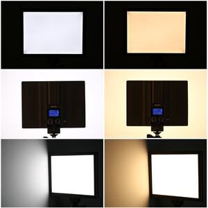 Neewer T100 Bi-color LED Kamera Üstü Işık Paneli (10093904) - Thumbnail