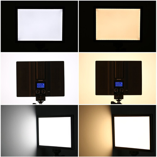 Neewer T100 Bi-color LED Kamera Üstü Işık Paneli (10093904)