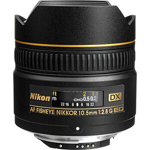 Nikon 10.5mm f/2.8G ED DX Balıkgözü Lens - Thumbnail