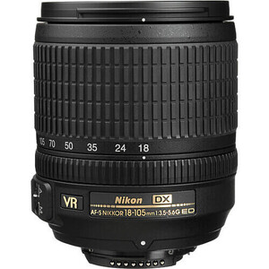 Nikon AF-S DX NIKKOR 18-105mm f/3.5-5.6G ED VR Lens - Thumbnail