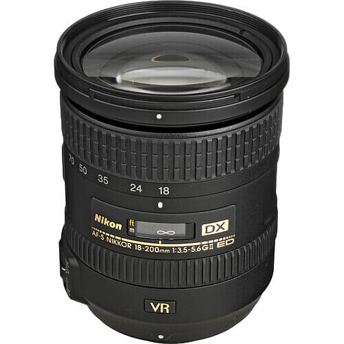 Nikon 18-200mm f/3.5-5.6G IF-ED VR II Lens