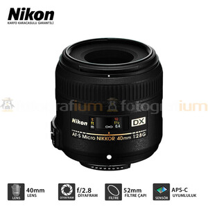 Nikon AF-S DX Micro NIKKOR 40mm f/2.8G Lens - Thumbnail