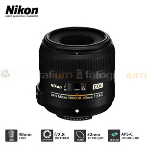 Nikon - Nikon AF-S DX Micro NIKKOR 40mm f/2.8G Lens