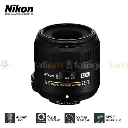 Nikon AF-S DX Micro NIKKOR 40mm f/2.8G Lens