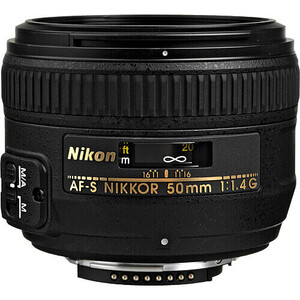 Nikon - Nikon AF-S NIKKOR 50mm f/1.4G Lens