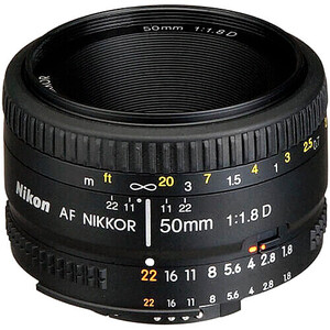 Nikon - Nikon AF NIKKOR 50mm f/1.8D Lens (1)