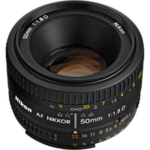 Nikon AF NIKKOR 50mm f/1.8D Lens - Thumbnail