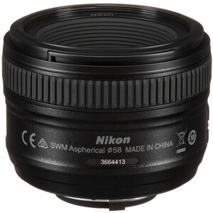 Nikon AF-S NIKKOR 50mm f/1.8G Lens - Thumbnail