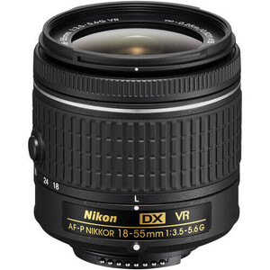 Nikon AF-P DX 18-55mm F/3.5-5.6G VR Lens - Thumbnail