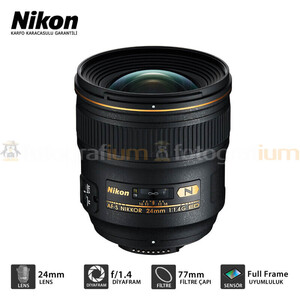 Nikon AF-S 24mm f/1.4G ED Lens - Thumbnail