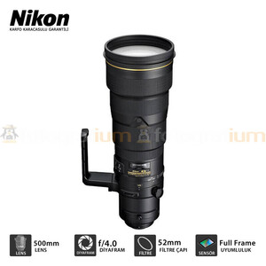 Nikon AF-S 500mm f/4G ED FL VR II Lens - Thumbnail