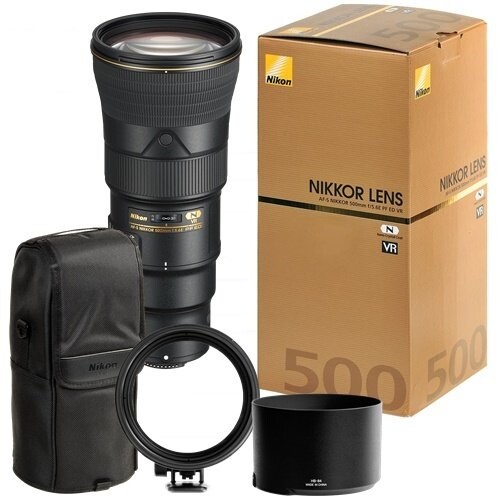 Nikon AF-S 500mm f/5.6E PF ED VR Lens (4800 TL Geri Ödeme)