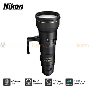 Nikon AF-S 600mm f/4G ED FL VR Lens - Thumbnail