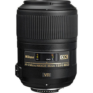 Nikon AF-S DX Micro 85mm f/3.5G ED VR Lens - Thumbnail