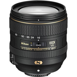 Nikon AF-S DX NIKKOR 16-80mm f/2.8-4E ED VR Lens - Thumbnail