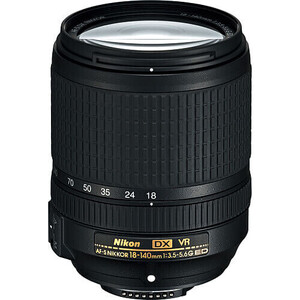 Nikon AF-S DX NIKKOR 18-140mm f/3.5-5.6G ED VR Lens - Thumbnail