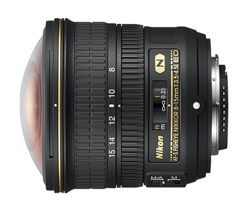 Nikon AF-S Balık Gözü NIKKOR 8-15mm f/3.5-4.5E ED Lens