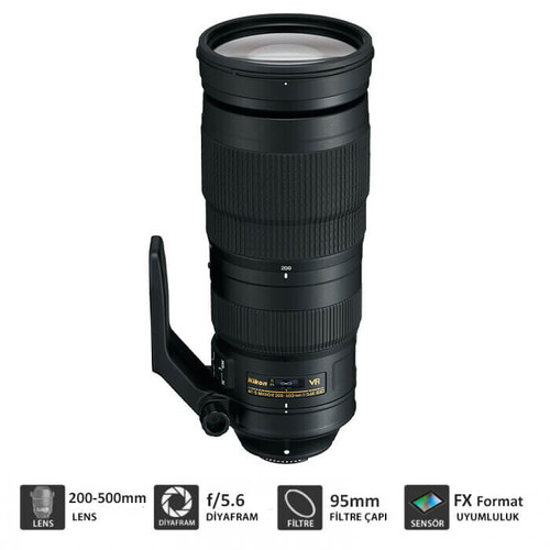 Nikon AF-S NIKKOR 200-500mm f/5.6E ED VR Lens