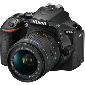 Nikon - Nikon D5600 18-55mm VR AF-P Lens DSLR Fotoğraf Makinesi