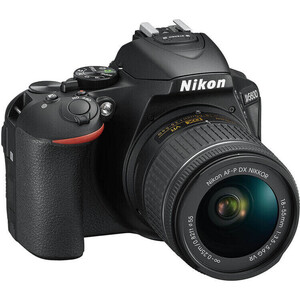 Nikon D5600 18-55mm VR AF-P Lens DSLR Fotoğraf Makinesi - Thumbnail