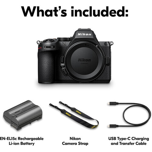 Nikon Z5 II Body Aynasız Fotoğraf Makinesi ( 5500 TL Para İadesi )