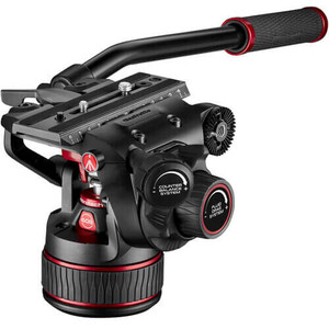 Manfrotto Nitrotech (MVK608TWINGA) 608 Video Head Aluminum Twin Leg Tripod Gs - Thumbnail