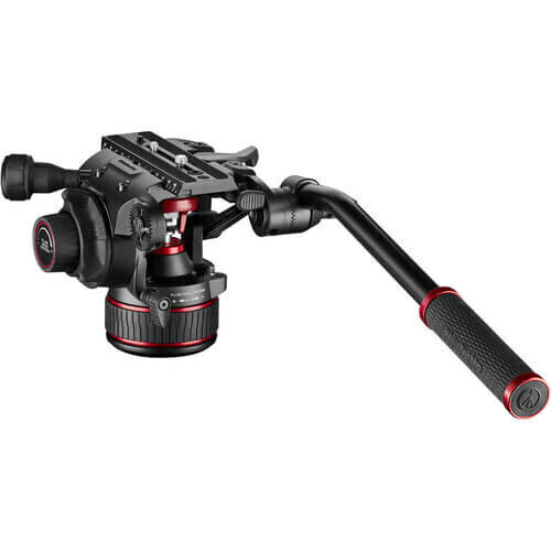 Manfrotto Nitrotech (MVK608TWINGA) 608 Video Head Aluminum Twin Leg Tripod Gs