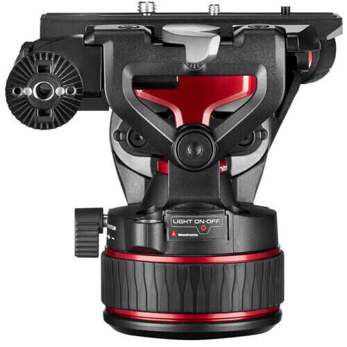 Manfrotto Nitrotech (MVK608TWINGA) 608 Video Head Aluminum Twin Leg Tripod Gs