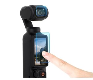 OEM - Oem Dji Osmo Pocket 4 ve 3 Için Cam Ekran Koruyucu Seti
