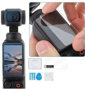 OEM - Oem Dji Osmo Pocket 4 ve 3 Için Cam Ekran Koruyucu Seti (1)