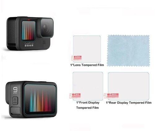 Oem Marka Gopro 9/10/ 11/ İçin 3'lü Lcd Lens Ekran Koruyucu
