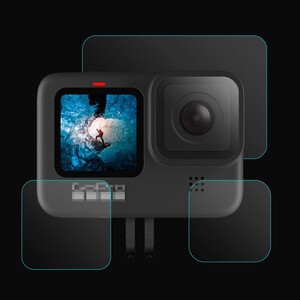 Oem Marka Gopro 9/10/ 11/ İçin 3'lü Lcd Lens Ekran Koruyucu - Thumbnail