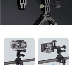 OEM - Oem Marka JX008 Aksiyon Kameralar için Gidon Montaj Kelepçesi (1)