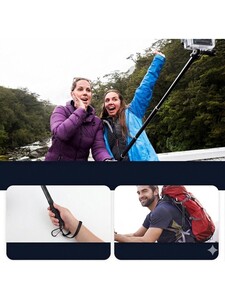 OEM - Oem NSTA360 Aksiyon Görünmez Selfie Çubuğu 1.1 Metre Alüminyum Alaşım (1)