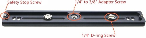OEM PU-300 30cm Arca Swiss Uyumlu Hızlı Çıkarma Plakası