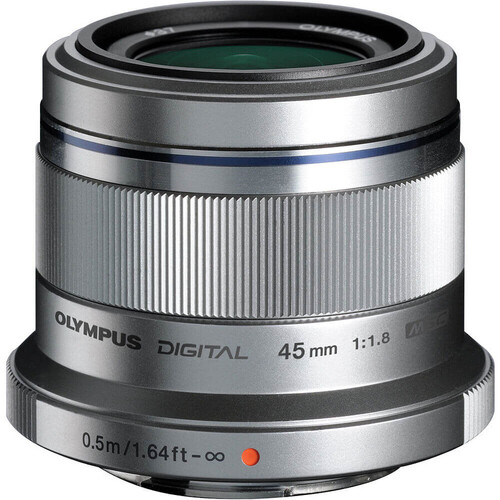 Olympus 45mm f/1.8 MSC Prime Lens Gümüş