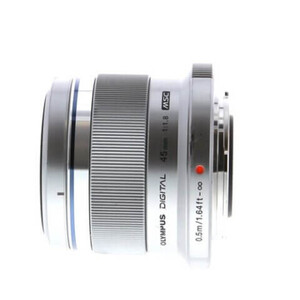 Olympus 45mm f/1.8 MSC Prime Lens Gümüş - Thumbnail