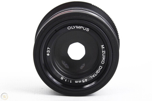 Olympus 45mm f/1.8 MSC Prime Lens Siyah