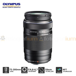 Olympus - Olympus 75-300mm f/4.8-6.7 II Telefoto Zoom Lens