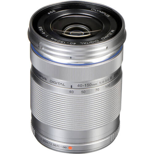Olympus M.Zuiko Digital ED 40-150mm f/4.0-5.6 R Telefoto Zoom Lens ( Gümüş )