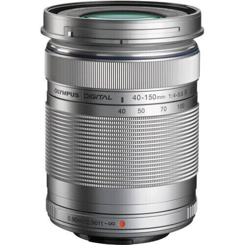 Olympus M.Zuiko Digital ED 40-150mm f/4.0-5.6 R Telefoto Zoom Lens ( Gümüş )
