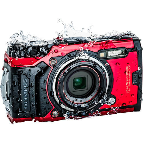 Olympus Tough TG-6 Dijital Fotoğraf Makinesi (Kırmızı)