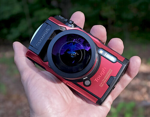 Olympus Tough TG-6 Dijital Fotoğraf Makinesi (Kırmızı)