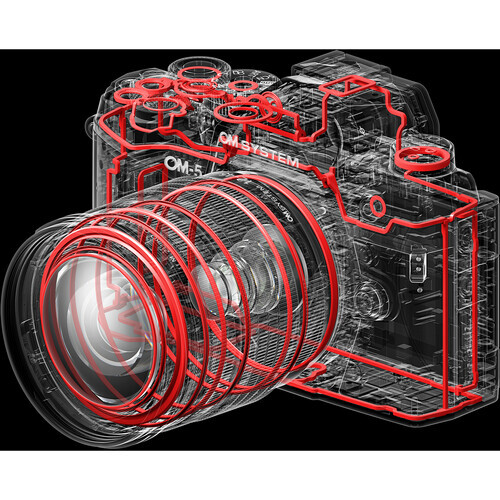 OM SYSTEM OM-5 Siyah Aynasız Fotograf Makinesi
