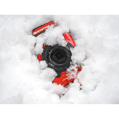 OM SYSTEM Tough TG-7 Dijital Fotoğraf Makinesi (Kırmızı)