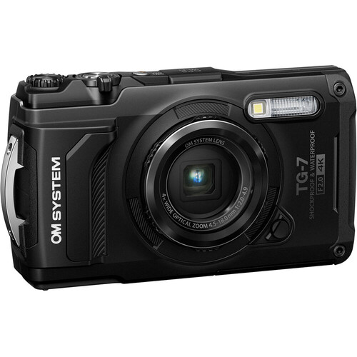 OM SYSTEM Tough TG-7 Dijital Fotoğraf Makinesi (Siyah)