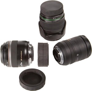 OP/Tech USA - OPTech USA Nikon için Çift Taraflı Lens Koruma Kapağı (1101221) (1)