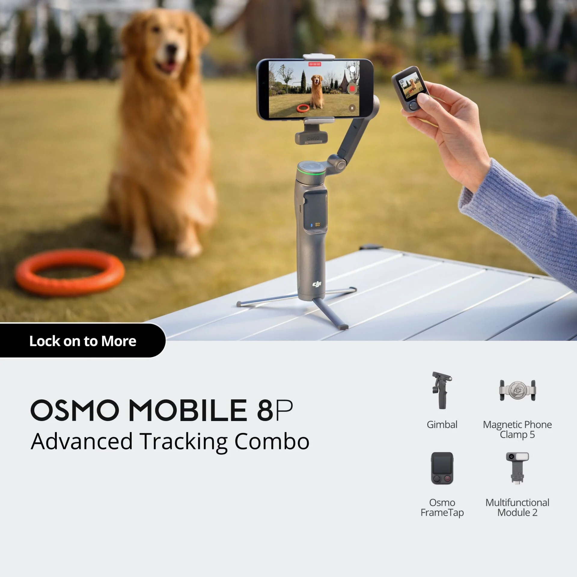 DJI Osmo Mobile 8P Advanced Tracking Combo - Thumbnail