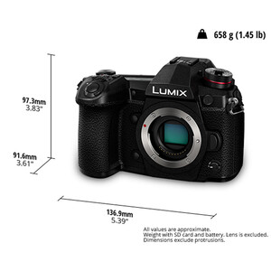 Panasonic DC-G9EG-K Body Aynasız Fotoğraf Makinesi - Thumbnail